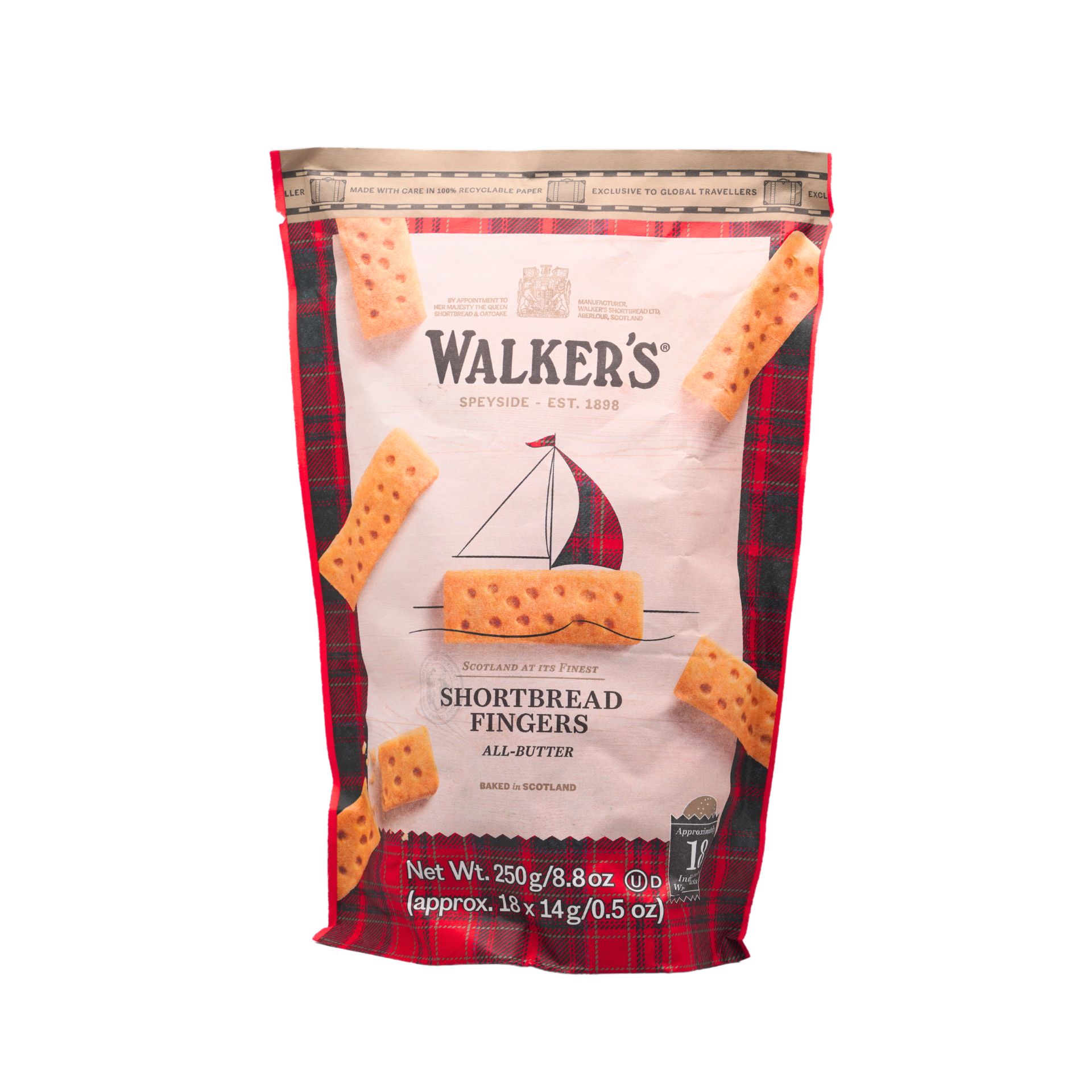 Walker's Shortbread Fingers (250g)